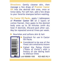 Premier Research Labs, Premier Organic Castor Oil, 8 FL OZ (237 mL) UPC 807735015053 | Hilife Vitamins