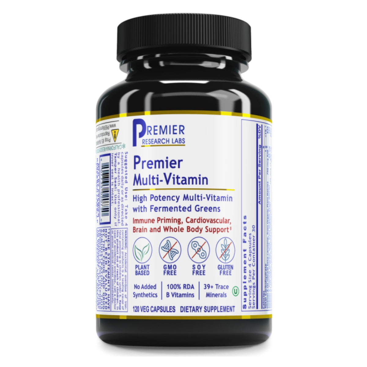 Premier Research Labs, Premier Multi-Vitamin, 120 Veg Capsules UPC 807735020750 | Hilife Vitamins