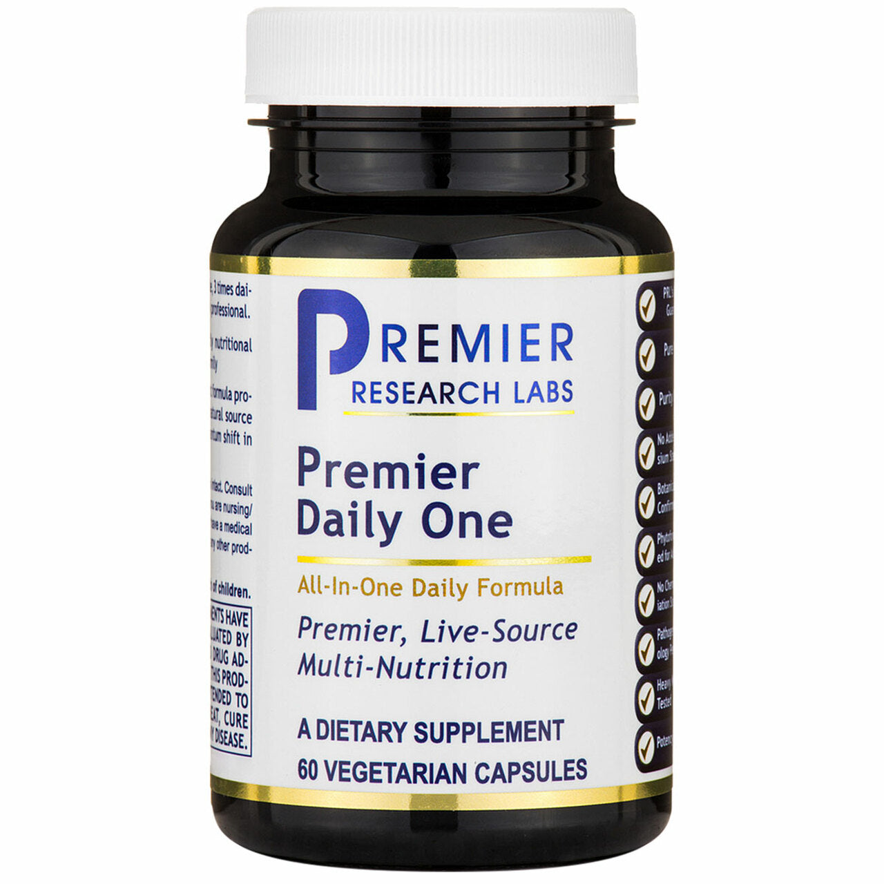 Premier Research Labs, Premier Daily One, 60 Vegetarian Capsules UPC 807735020811 | Hilife Vitamins