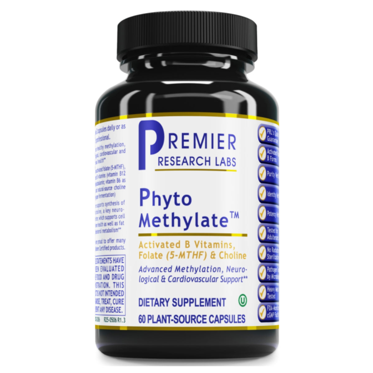Premier Research Labs, Phyto Methylate, 60 Plant-Source Capsules UPC 807735020866 | Hilife Vitamins