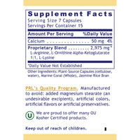 Premier Research Labs, Amino hGH, 105 Plant-Source Capsules UPC 807735020965 | Hilife Vitamins