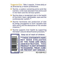Premier Research Labs, Premier Taurine Blend, 90 Plant-Source Capsules UPC 807735020996 | Hilife Vitamins