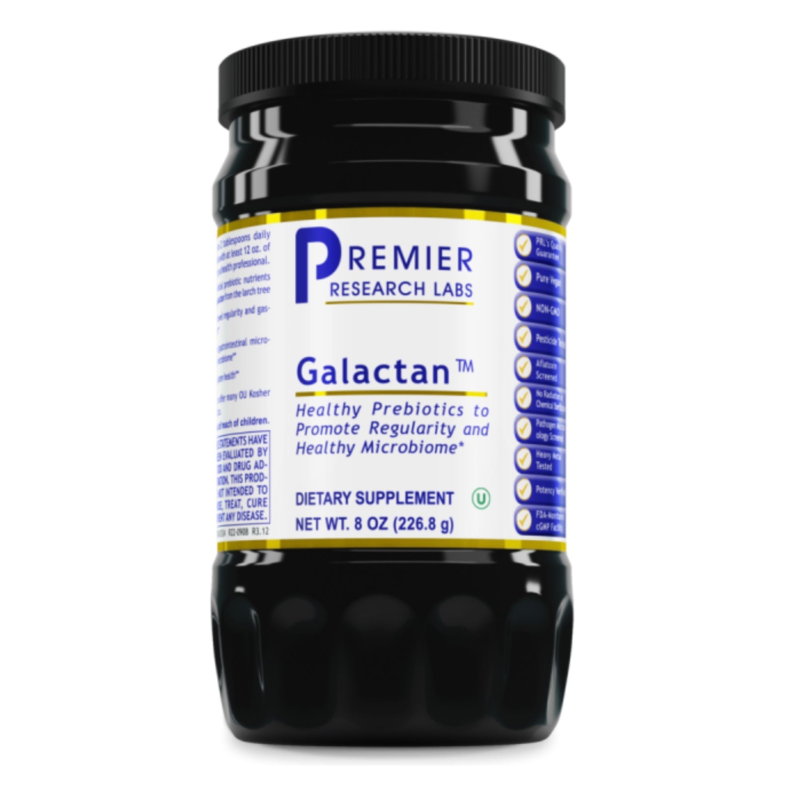 Premier Research Labs, Galactan Powder, 8 Oz (226.8 g) UPC 807735021245 | Hilife Vitamins