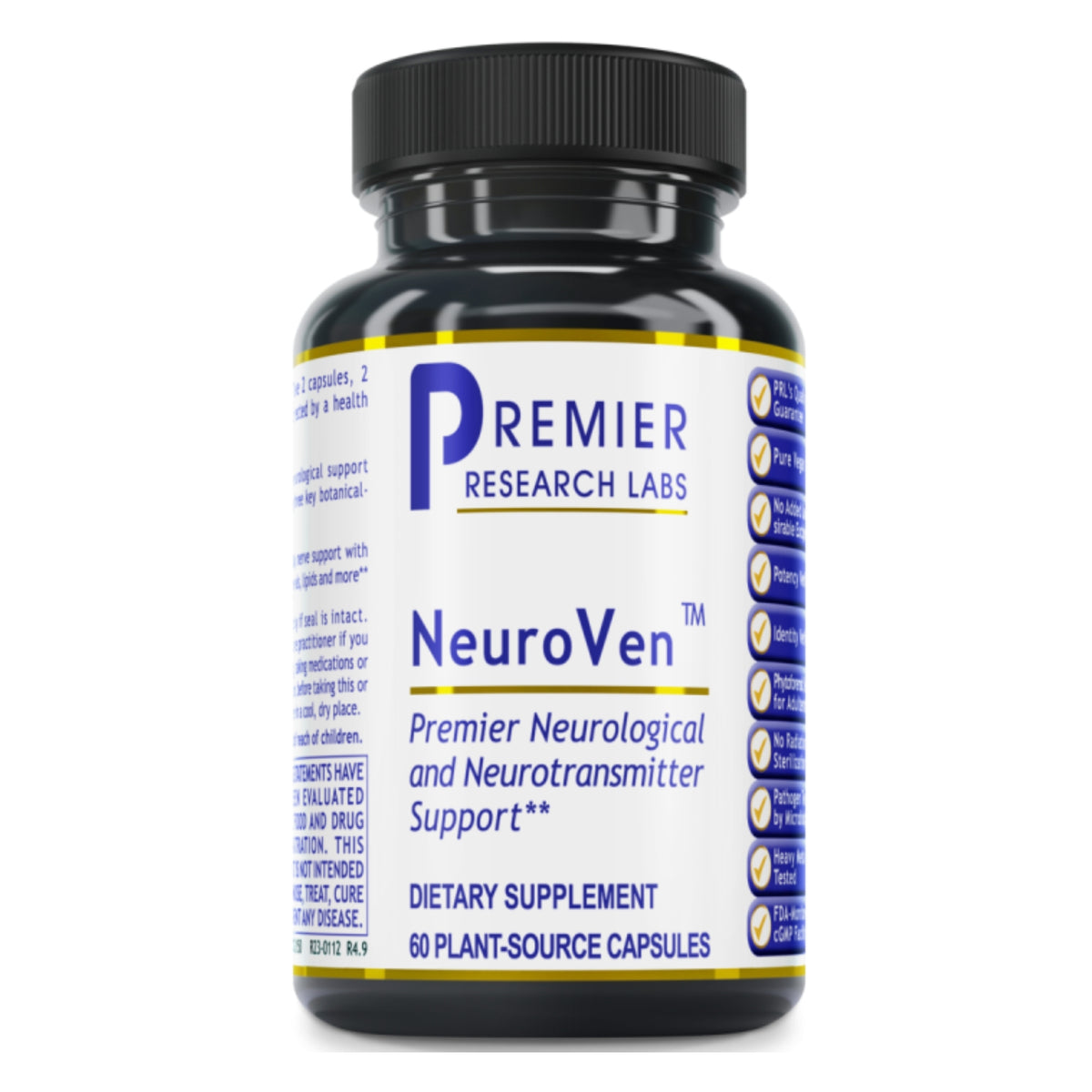 Premier Research Labs, NeuroVen™, 60 Plant-Source Capsules UPC 807735021504 | Hilife Vitamins