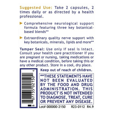 Premier Research Labs, NeuroVen™, 60 Plant-Source Capsules UPC 807735021504 | Hilife Vitamins