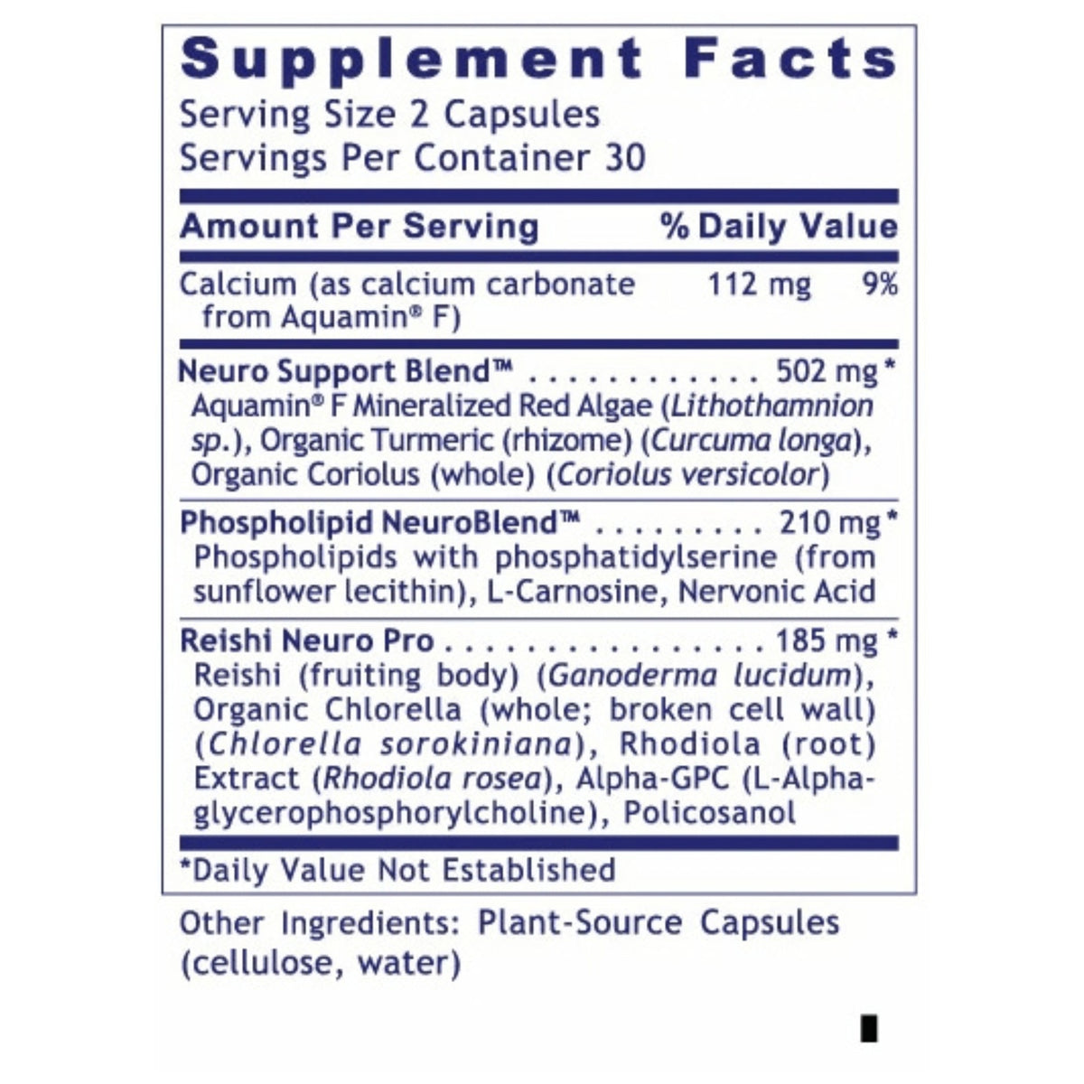 Premier Research Labs, NeuroVen™, 60 Plant-Source Capsules UPC 807735021504 | Hilife Vitamins