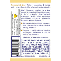 Premier Research Labs, Premier NAC, 60 Plant-Source Capsules UPC 807735021719 | Hilife Vitamins