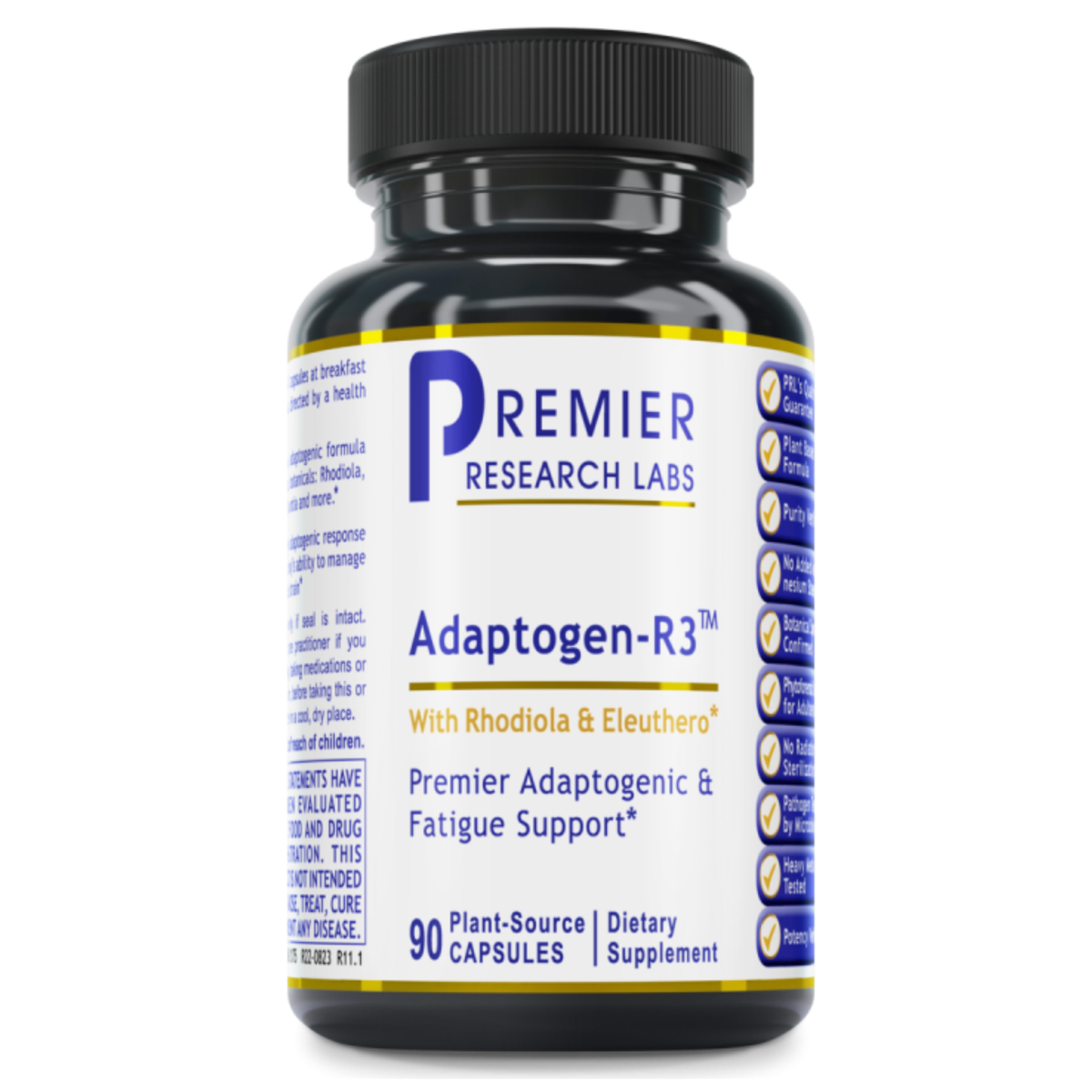 Premier Research Labs, Adaptogen-R3™, 90 Plant-Source Capsules UPC 807735021757 | Hilife Vitamins