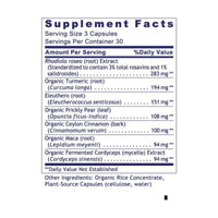Premier Research Labs, Adaptogen-R3™, 90 Pant-Source Capsules UPC 807735021757 | Hilife Vitamins