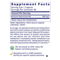 Premier Research Labs, Premier HCL, 90 Plant-Source Capsules UPC 807735021771 | Hilife Vitamins