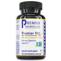 Premier Research Labs, Premier HCL, 90 Plant-Source Capsules UPC 807735021771 | Hilife Vitamins