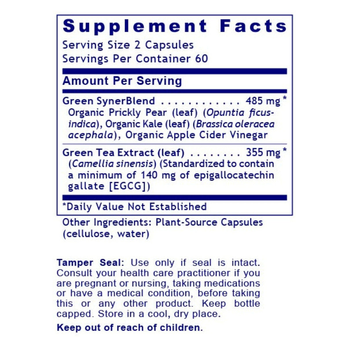 Premier Research Labs, Premier Green Tea Extract, 120 Plant-Source Capsules UPC 807735023058 | Hilife Vitamins