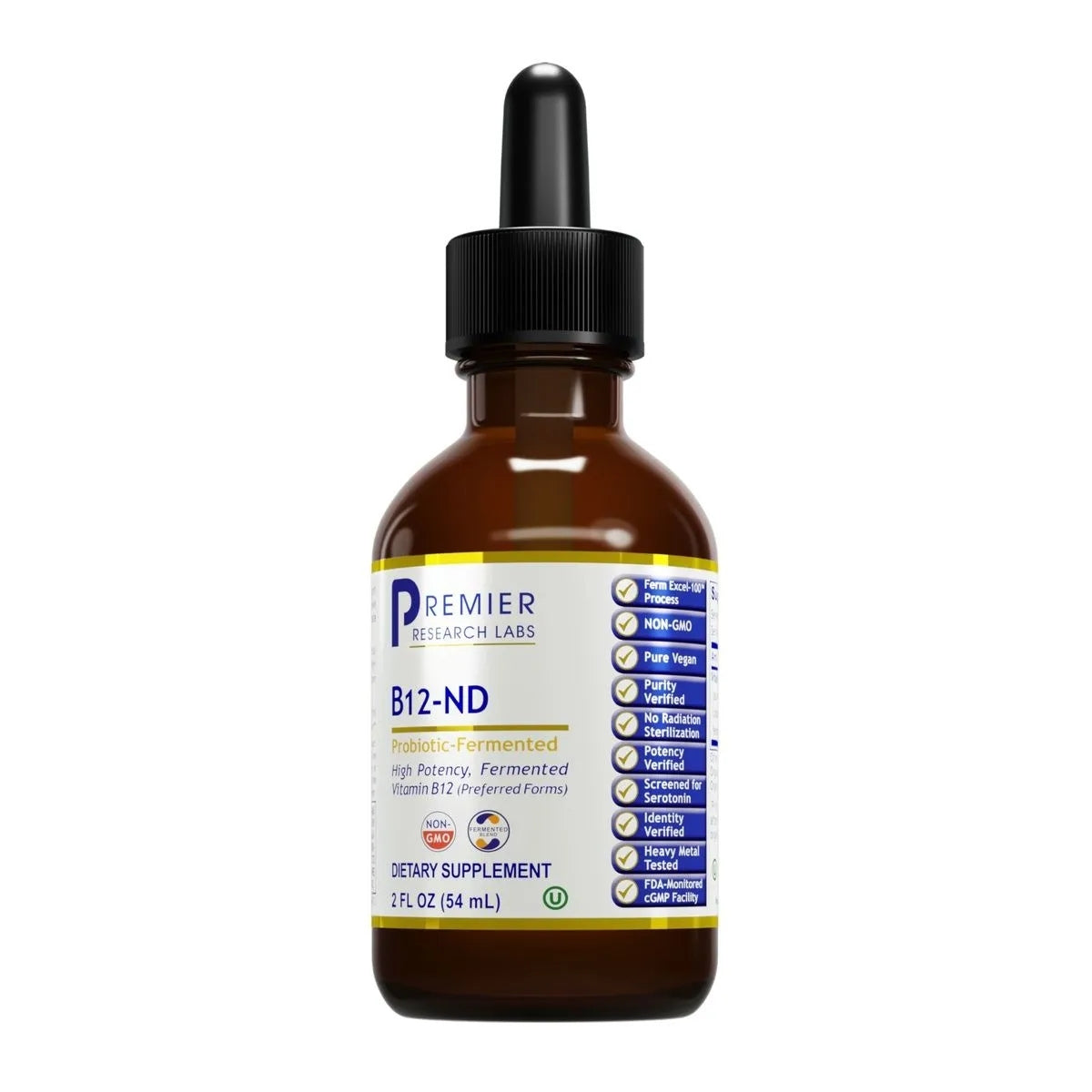 Premier Research Labs, B12-ND, 2 FL OZ (54 mL) UPC 807735023386 | Hilife Vitamins