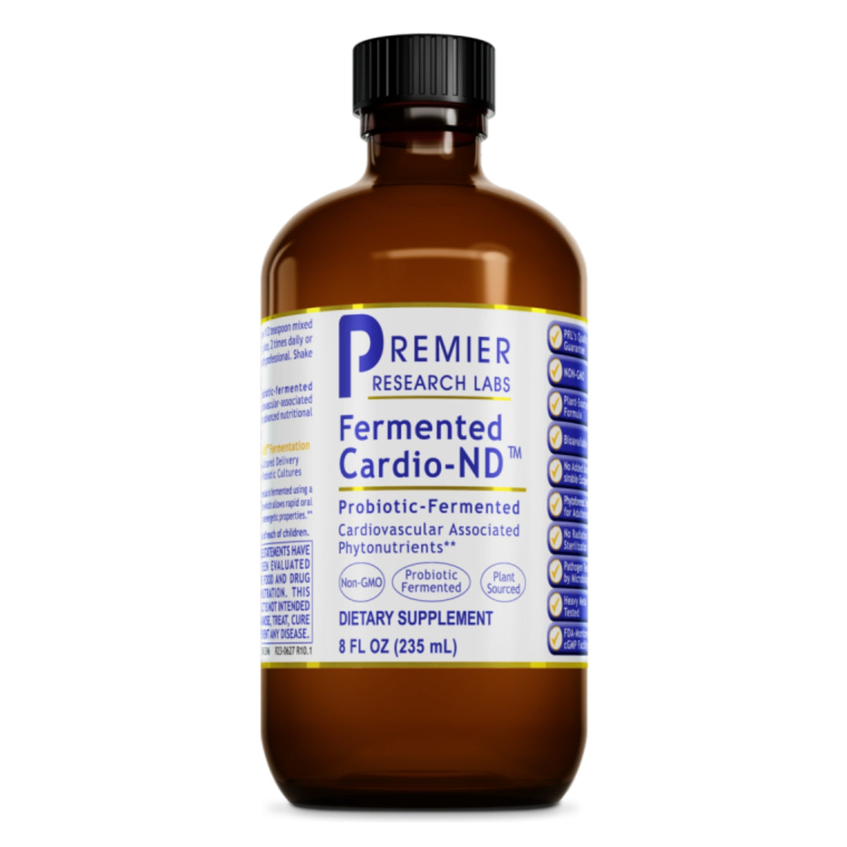 Premier Research Labs, Cardio-ND (Fermented), 8 Fl Oz UPC 807735023461 | Hilife Vitamins
