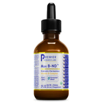Premier Research Labs, Max B-ND™ (Fermented) 2 FL OZ (54 mL) UPC 807735023522 | Hilife Vitamins
