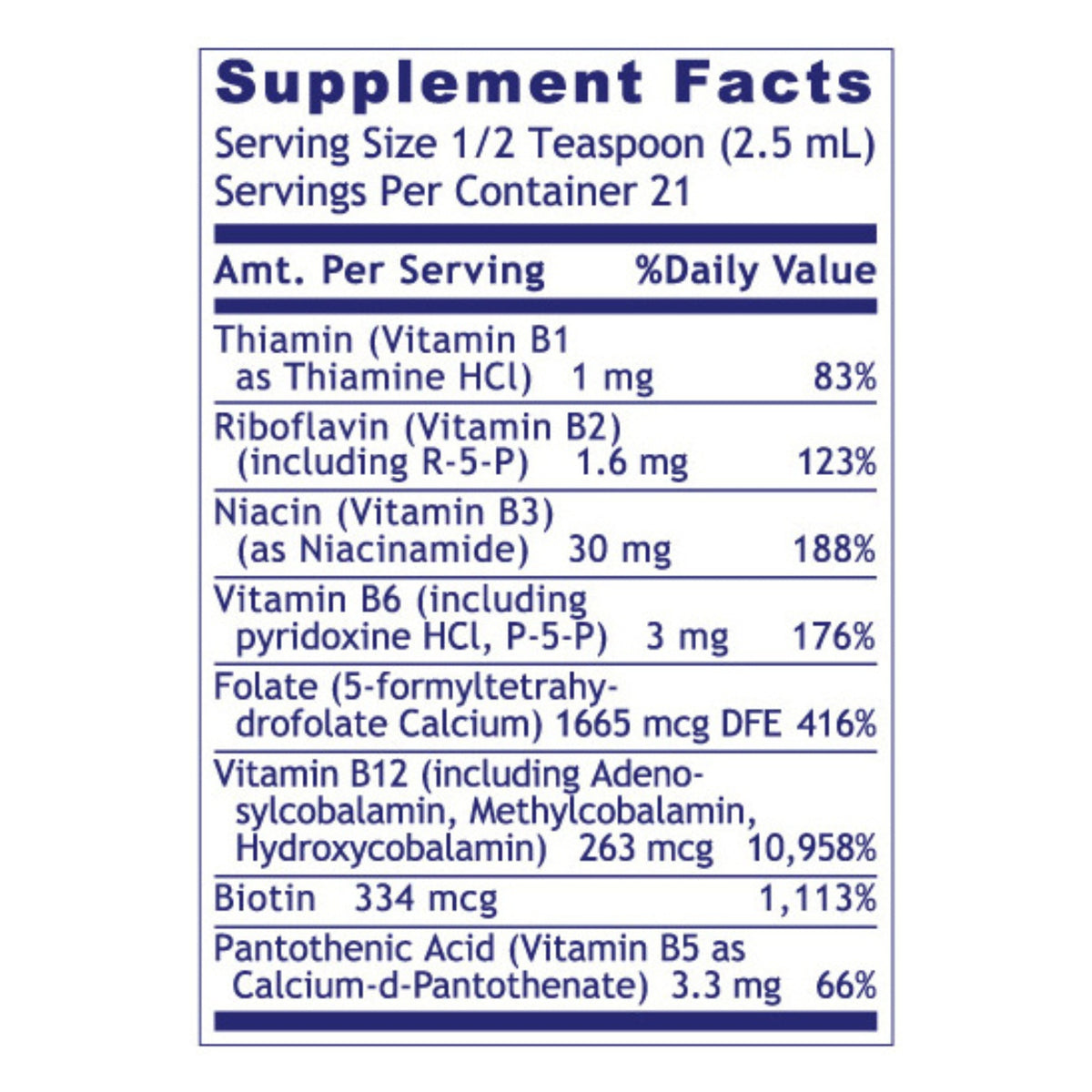 Premier Research Labs, Max B-ND™ (Fermented) 2 FL OZ (54 mL) UPC 807735023522 | Hilife Vitamins