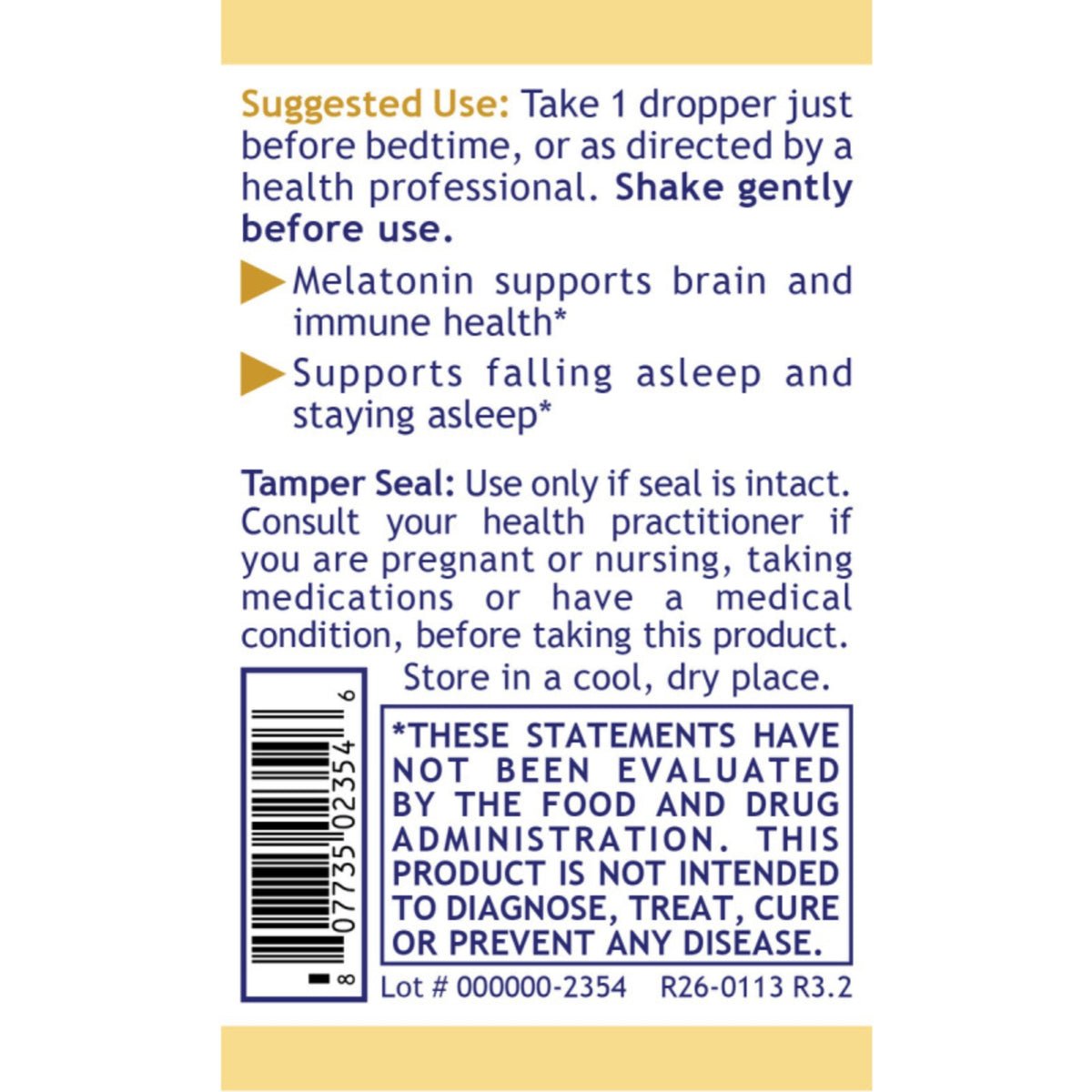 Premier Research Labs, Melatonin-ND™ (Fermented), 2 fl oz UPC 807735023546 | Hilife Vitamins