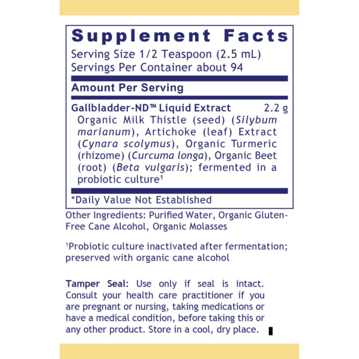 Premier Research Labs, Fermented Gallbladder-ND™, 8 fl oz (235 mL) UPC 807735023553 | Hilife Vitamins