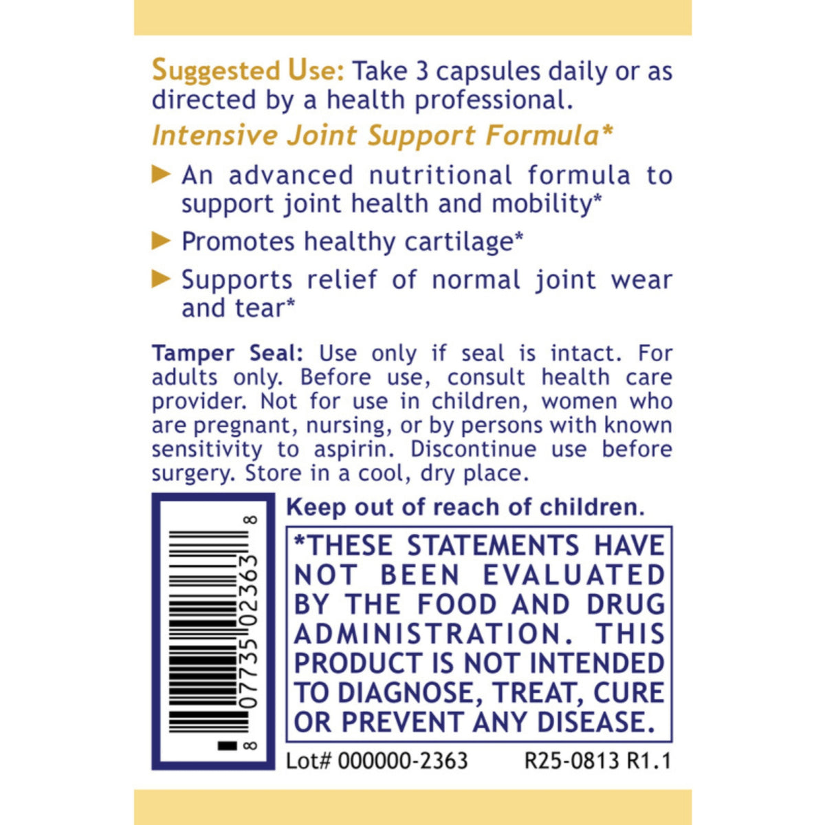 Premier Research Labs, Premier Joint & Disc, 90 Plant-Source Capsules UPC 807735023638 | Hilife Vitamins