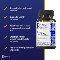 Premier Research Labs, Premier Joint & Disc, 90 Plant-Source Capsules UPC 807735023638 | Hilife Vitamins