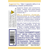 Premier Research Labs, Premier Bone Health, 90 Plant-Source Capsules UPC 807735023676 | Hilife Vitamins