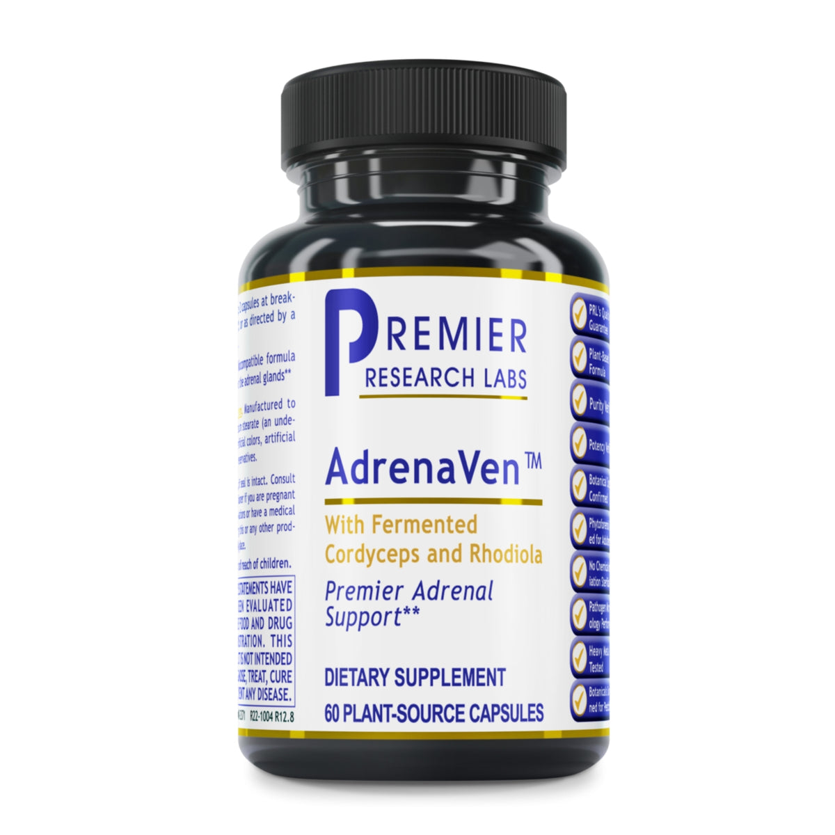 Premier Research Labs, AdrenaVen™, 60 Plant-Source Capsules UPC 807735023713 | Hilife Vitamins