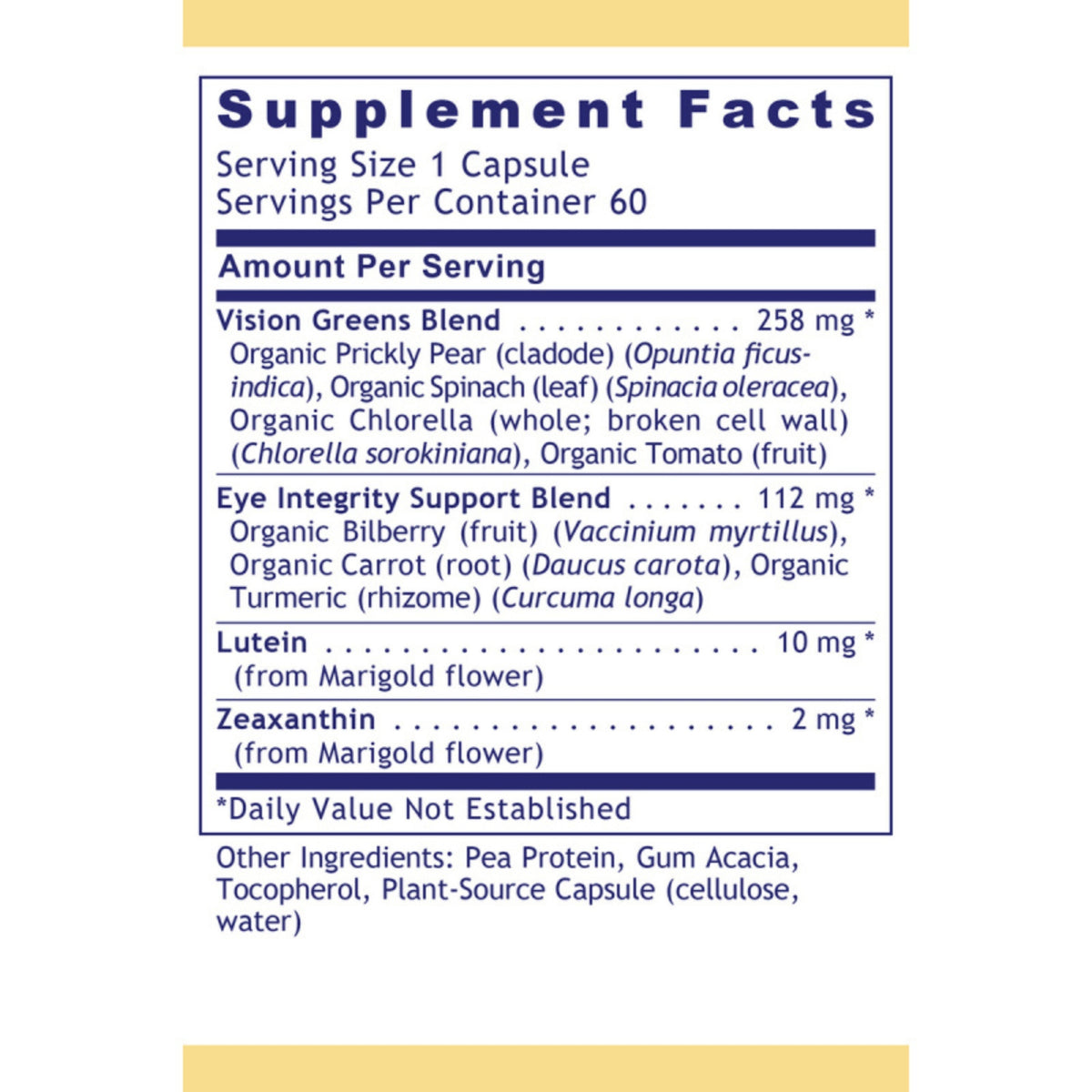 Premier Research Labs, OcuVen™, 60 Plant-Source Capsules UPC 807735024024 | Hilife Vitamins