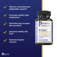 Premier Research Labs, BiliVen, 60 Plant-Source Capsules UPC 807735024116 | Hilife Vitamins