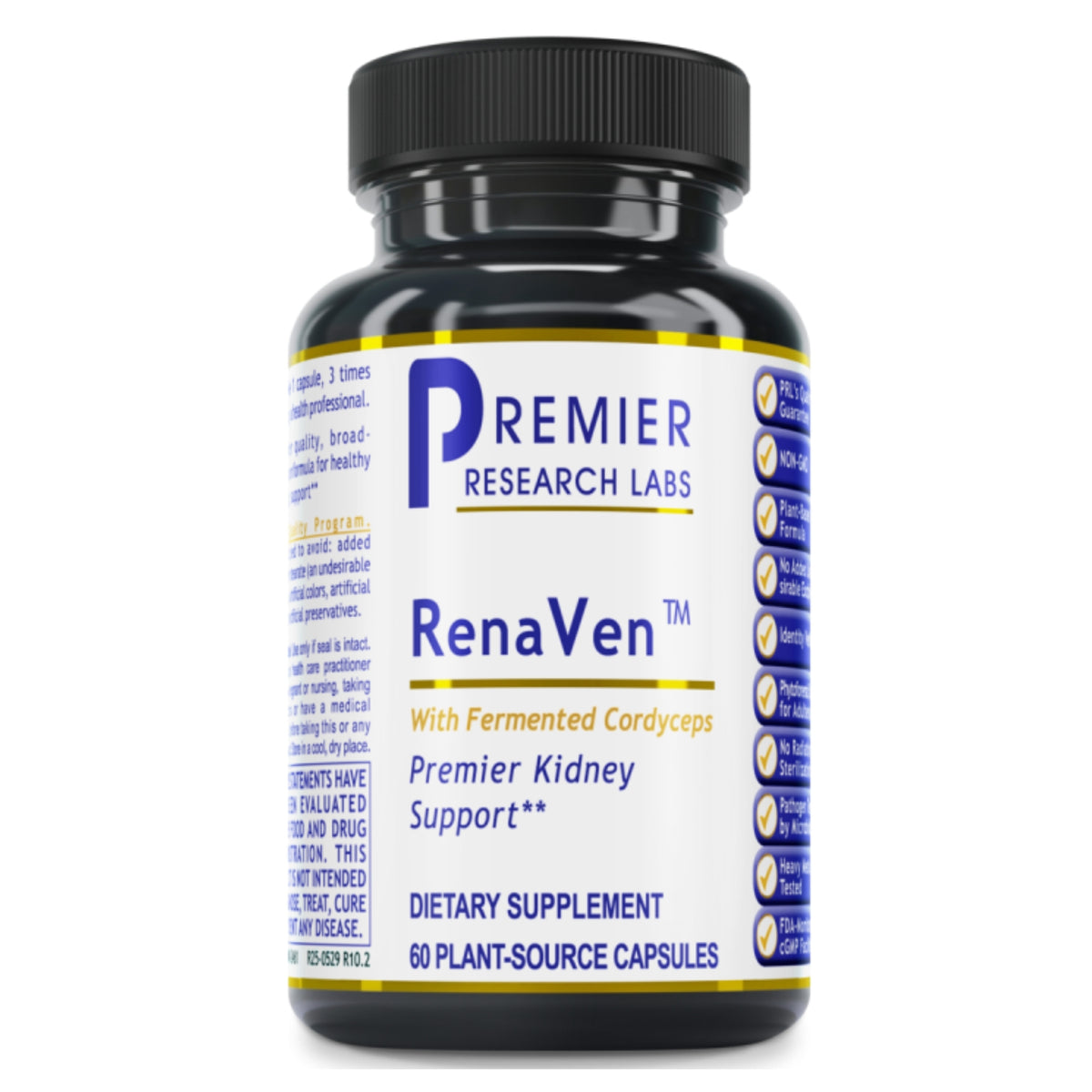 Premier Research Labs, RenaVen™, 60 Plant-Source Capsules UPC 807735024611 | Hilife Vitamins