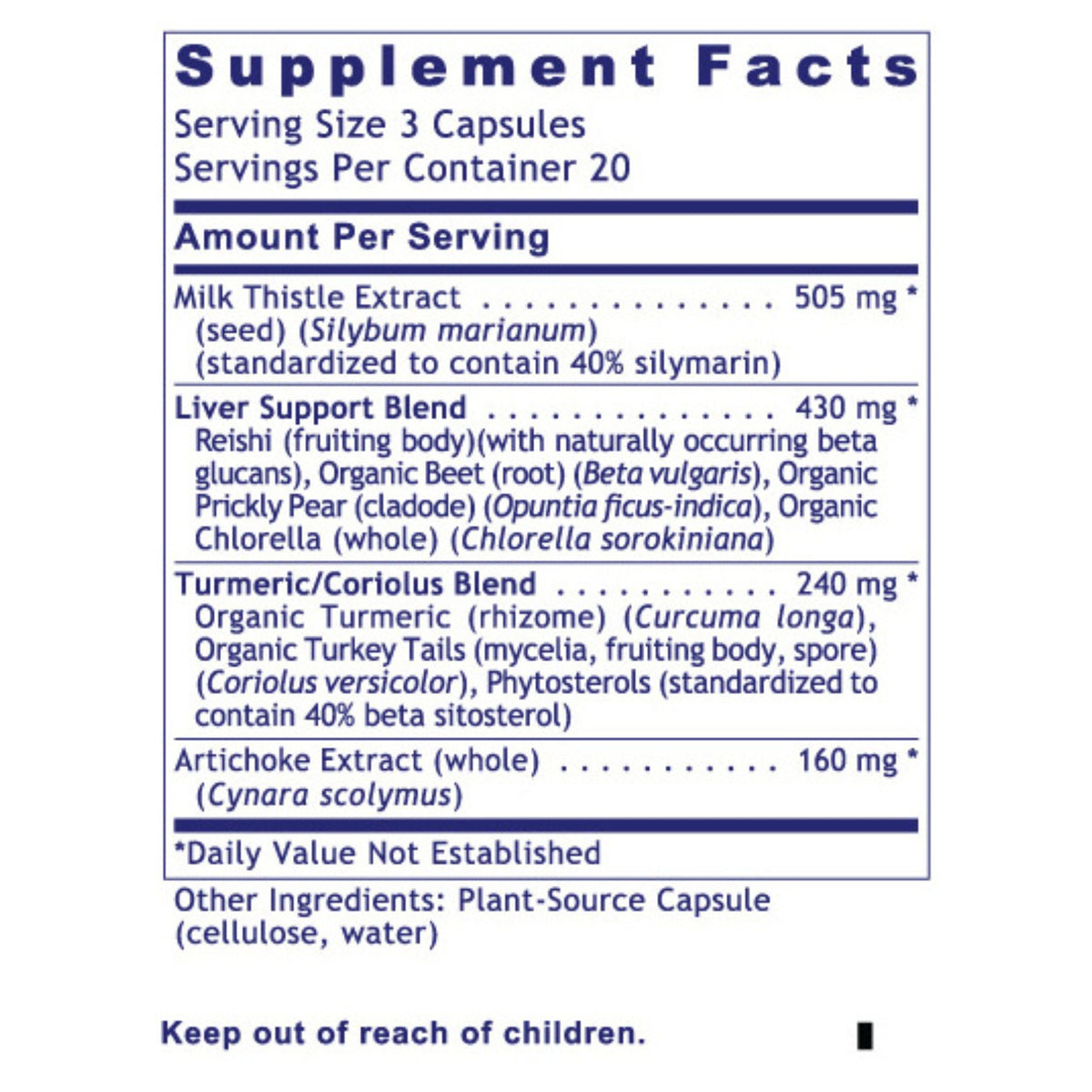 Premier Research Labs, HepatoVen Liver Complex, 60 Plant-Source Capsules UPC 807735024703 | Hilife Vitamins