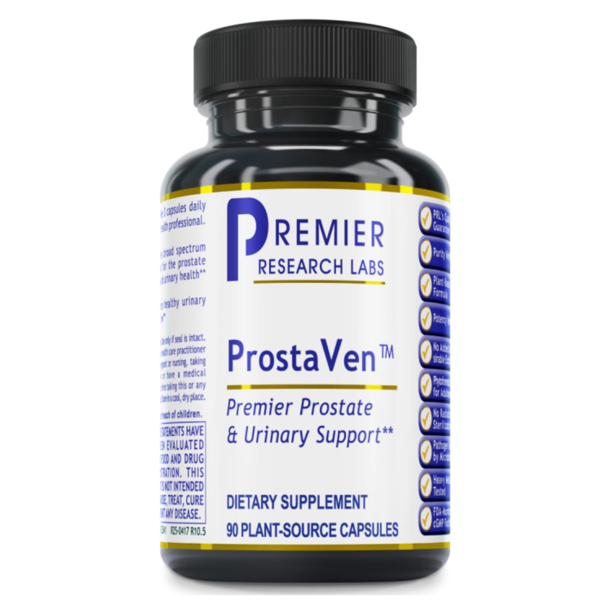 Premier Research Labs, ProstaVen™, 90 Plant-Source Capsules UPC 807735025410 | Hilife Vitamins