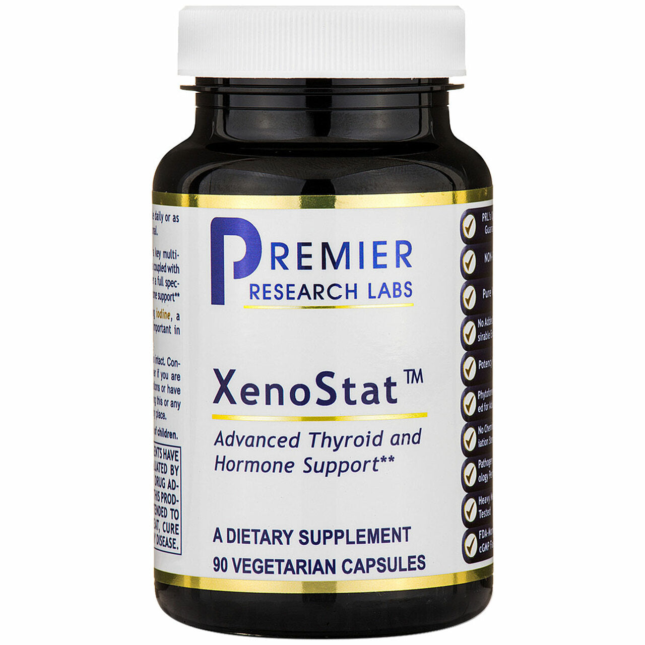 Premier Research Labs, XenoStat, 90 Vegetarian Capsules UPC 807735025519 | Hilife Vitamins