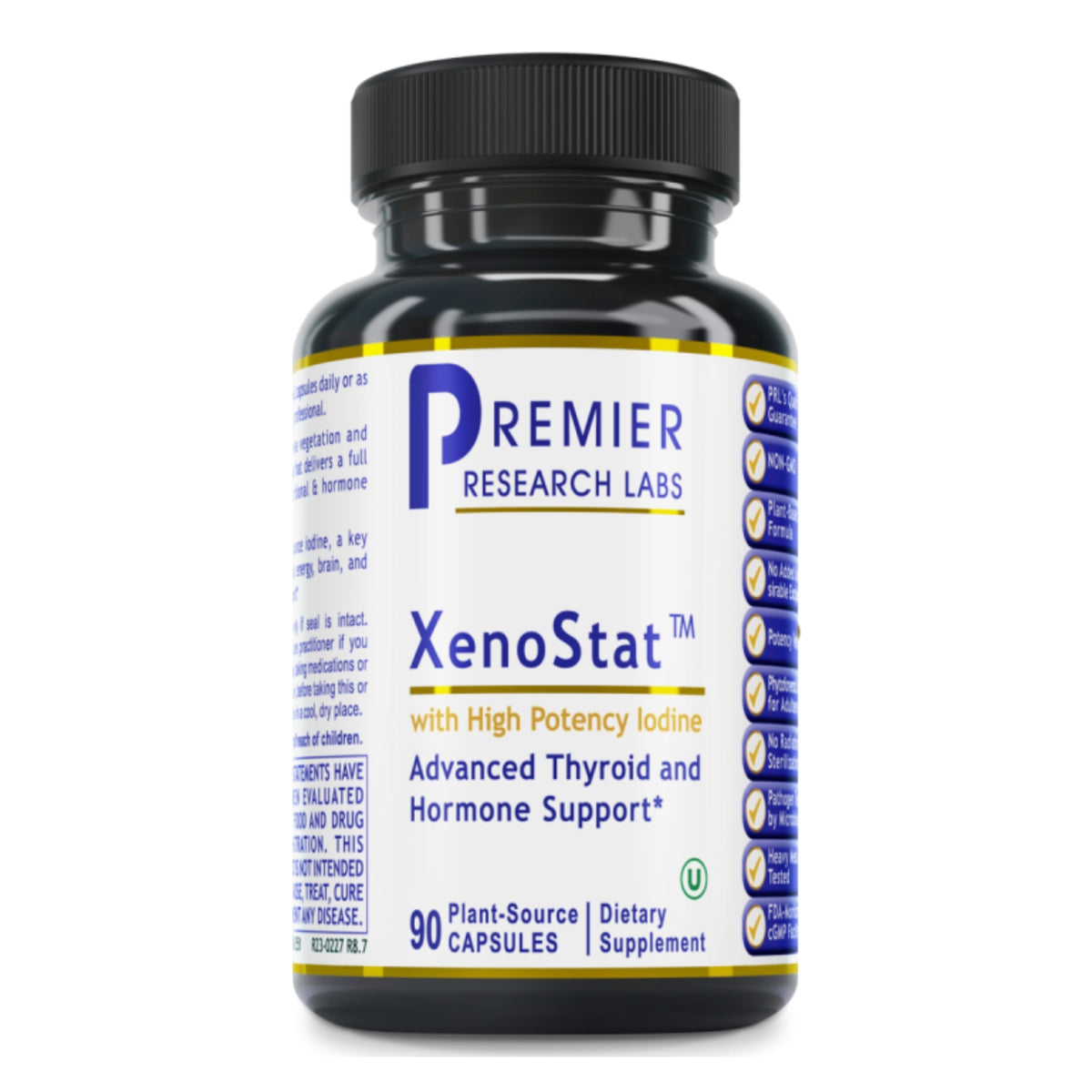 Premier Research Labs, XenoStat™, 90 Plant-Source Capsules UPC 807735025519 | Hilife Vitamins