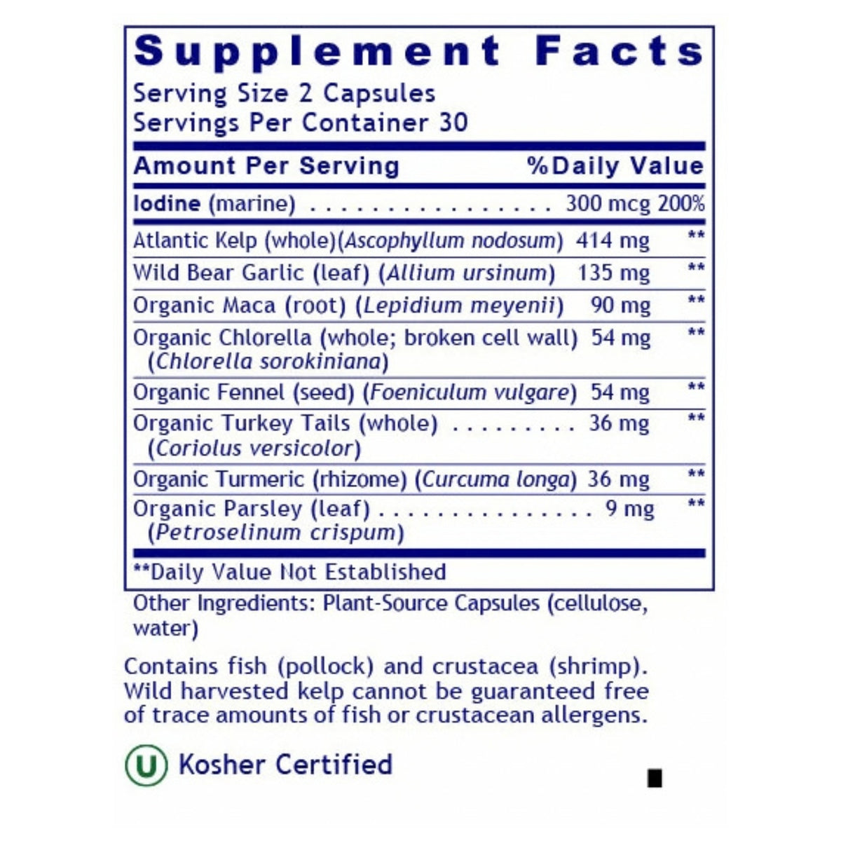 Premier Research Labs, ThyroVen™, 60 Plant-Source Capsules UPC 807735025755 | Hilife Vitamins