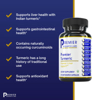 Premier Research Labs, Premier Turmeric, 60 Plant-Source Capsules UPC 807735025809 | Hilife Vitamins