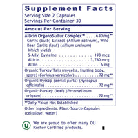 Premier Research Labs, Allicidin®, 60 Pant-Source Capsules UPC 807735025915 | Hilife Vitamins