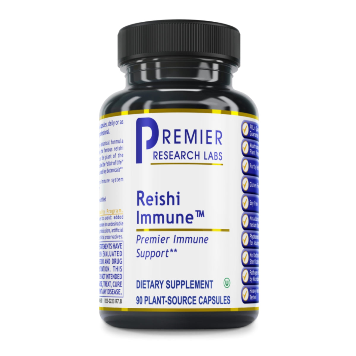 Premier Research Labs, Reishi Immune™, 90 Plant-Source Capsules UPC 807735026004 | Hilife Vitamins