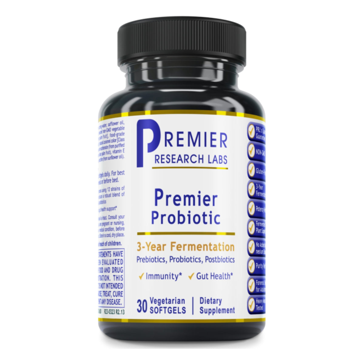 Premier Research Labs, Premier Probiotic, 30 Vegetarian Softgels UPC 807735026806 | Hilife Vitamins