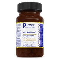 Premier Research Labs, MicroBiome-18™, 30 Plant-Source Capsules UPC 807735026851 | Hilife Vitamins