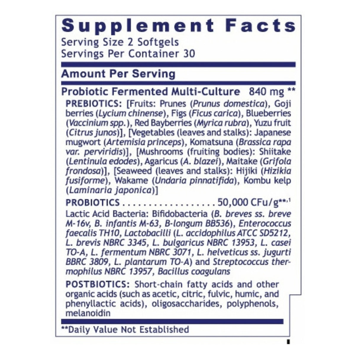 Premier Research Labs, Premier Probiotic, 60 Vegetarian Softgels UPC 807735026905 | Hilife Vitamins