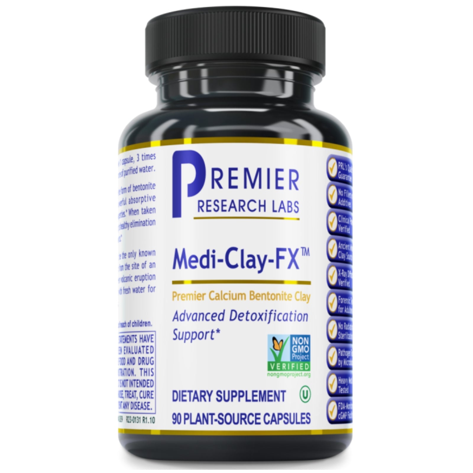 Premier Research Labs, Medi-Clay-FX™, 90 Plant-Source Capsules UPC 807735028398 | Hilife Vitamins