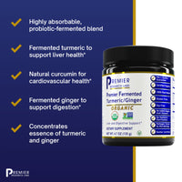 Premier Research Labs, Premier Fermented Turmeric/Ginger, 4.7 OZ (135 g) UPC 807735029012 | Hilife Vitamins