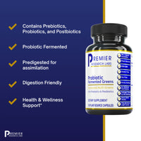 Premier Research Labs, Probiotic Fermented Greens, 150 Plant-Source Capsules UPC 807735029050 | Hilife Vitamins