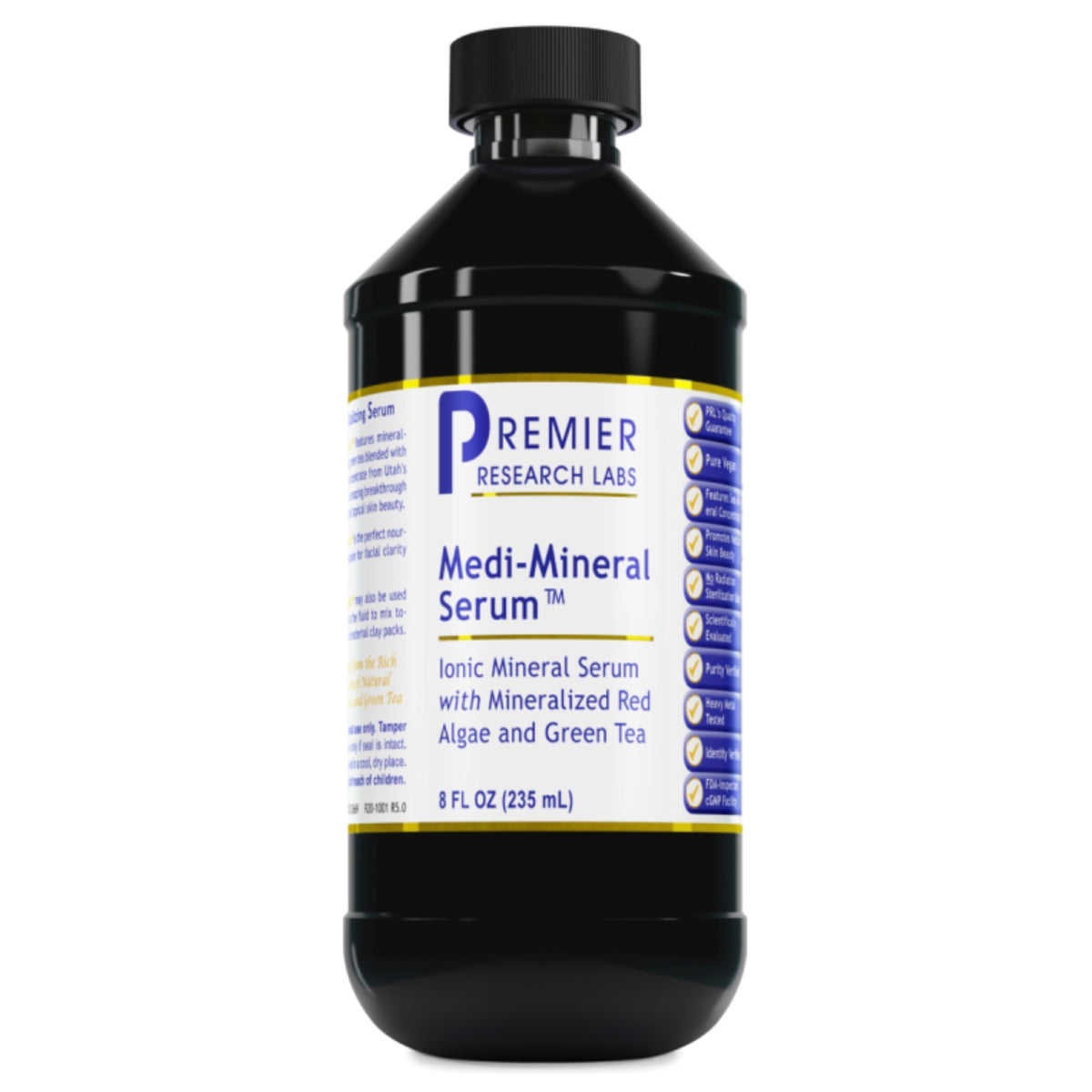 Premier Research Labs, Medi-Mineral Serum™, 8 fl oz (235 mL) UPC 807735036690 | Hilife Vitamins