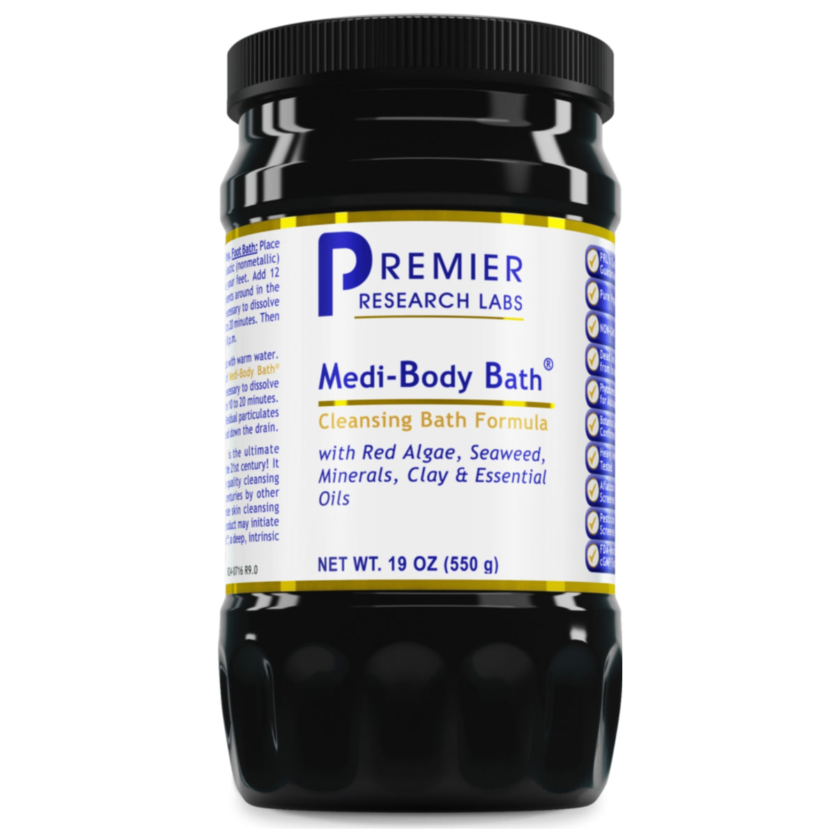 Premier Research Labs, Medi-Body Bath®, 19 oz powder (550 g) UPC 807735036706 | Hilife Vitamins