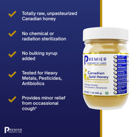 Premier Research Labs, Canadian Gold Honey, 1 LB (455 g) UPC 807735047054 | Hilife Vitamins