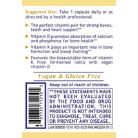Premier Research Labs, Premier Vegan Vitamin D3 + K2, 60 Plant-Source Capsules UPC 807735712105 | Hilife Vitamins