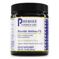 Premier Research Labs, Premier Aminos-FX, Mixed Berry Flavor, 7.9 oz (225 g) UPC 807735721015 | Hilife Vitamins