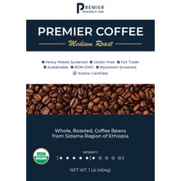 Premier Research Labs, Premier Organic Coffee, 1 Lb (454g) UPC 807735724344 | Hilife Vitamins