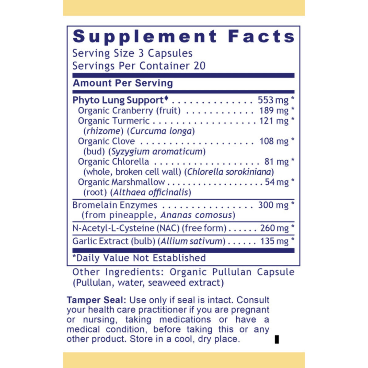 Premier Research Labs, PneumoVen™, 60 Plant-Source Capsules UPC 807735724801 | Hilife Vitamins